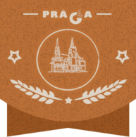 Prága kávéház és cseh söröző logó