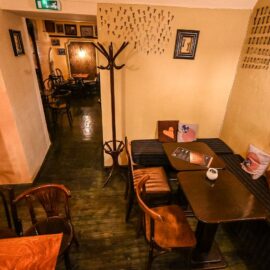 Prága kávéház kulcs terem