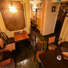 Prága kávéház kulcs terem