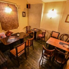 Prága kávéház kulcs terem